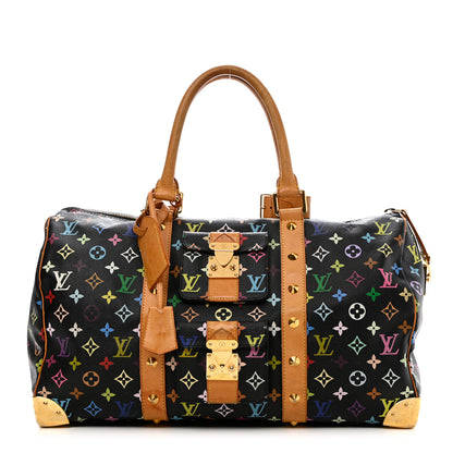 Louis Vuitton Monogram Multicolor Keepall 45 Black 1 of 20