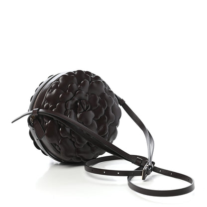 Valentino Garavani Nappa Atelier 03 Rose Edition Round Crossbody Bag Bitter Chocolate 2 of 9