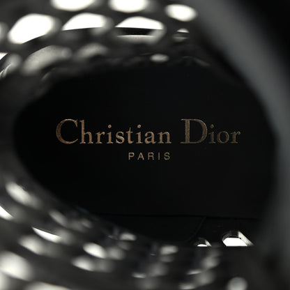 Christian Dior Matte Calfskin Womens D-Trap 30mm Tall Boots 37.5 Black 7 of 8