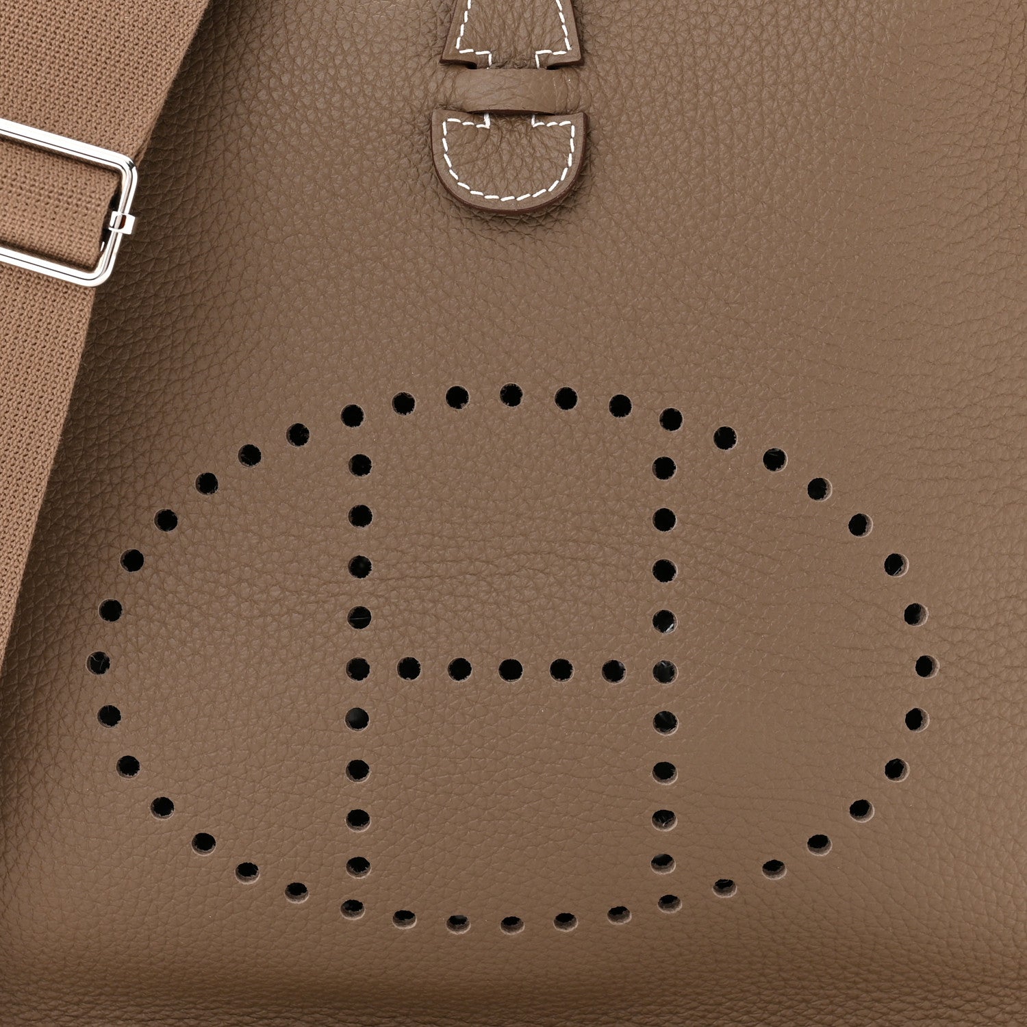 Hermes Taurillon Clemence Evelyne III PM Etoupe 8 of 11