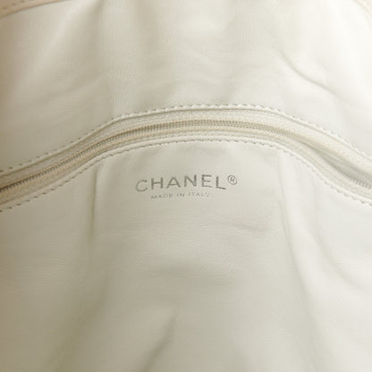 Chanel Calfskin East West Modern Chain Tote White 6 of 15