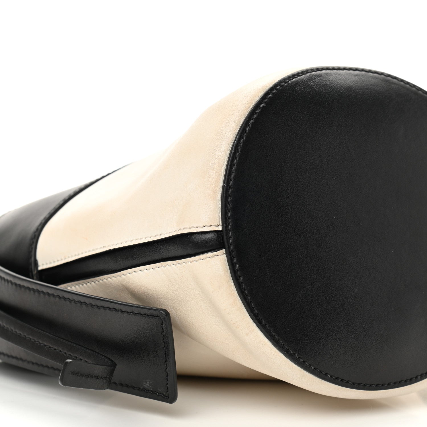 Prada City Calf Ouverture Bucket Bag Talco Black 9 of 11