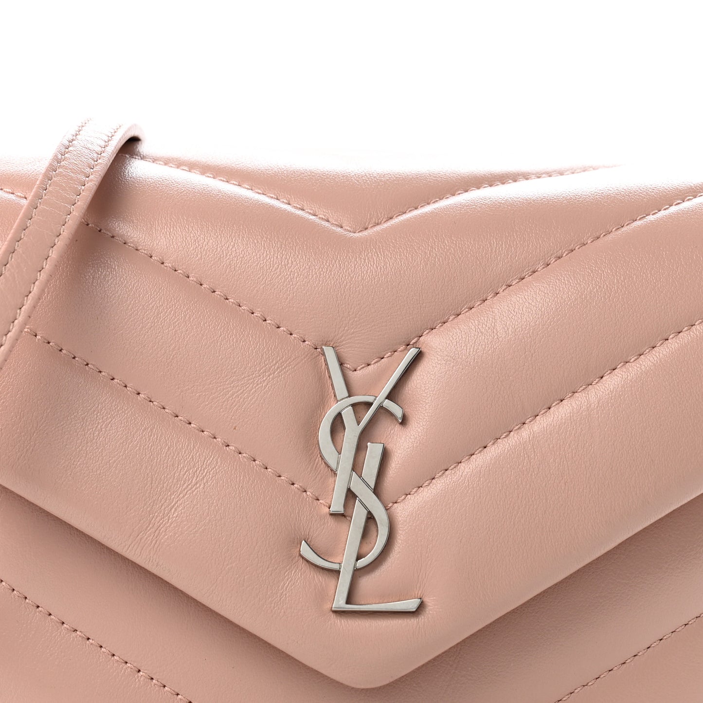 Calfskin Y Quilted Monogram Toy Loulou Crossbody Bag Tender Pink