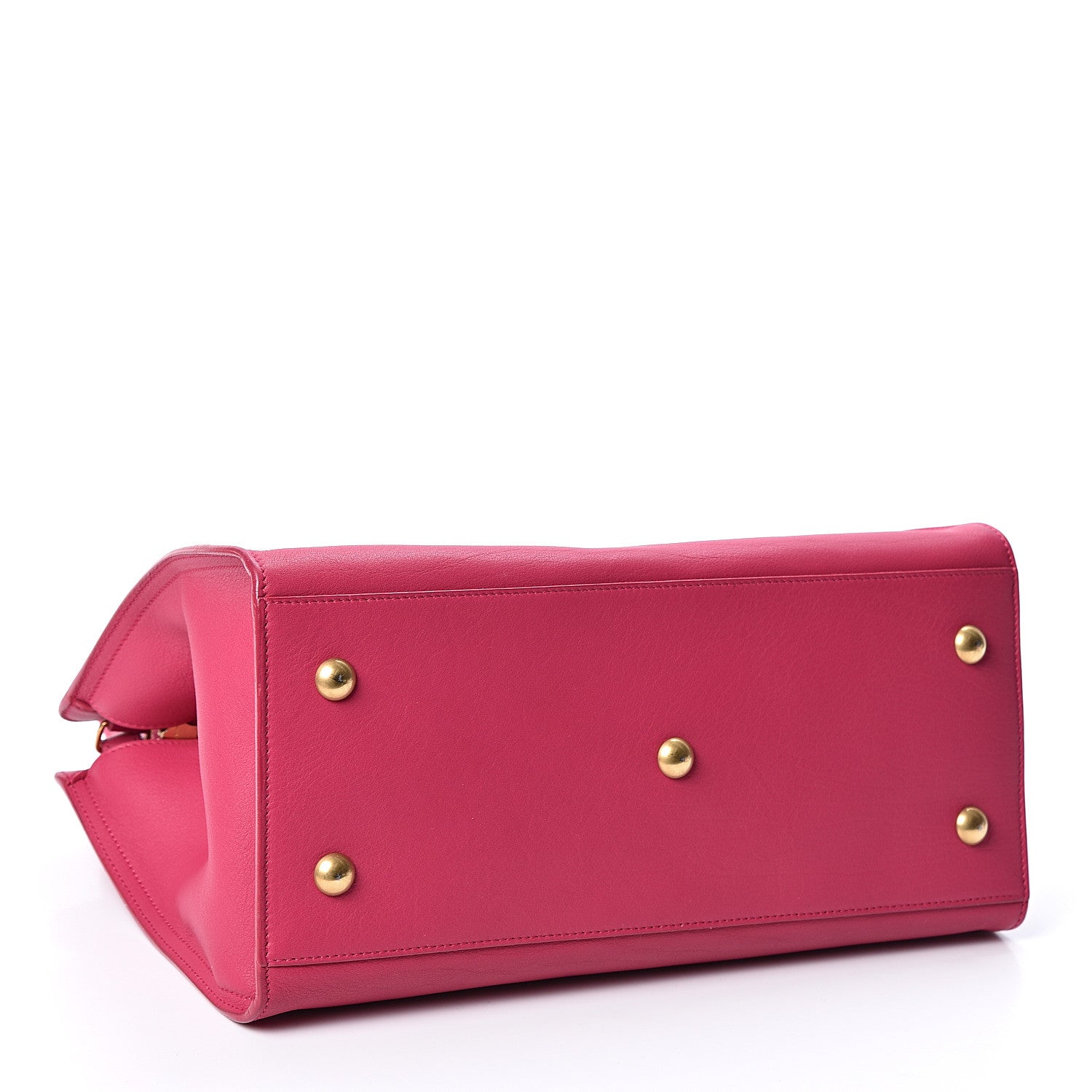 Saint Laurent Calfskin Small Classic Y Cabas Fuchsia 3 of 8