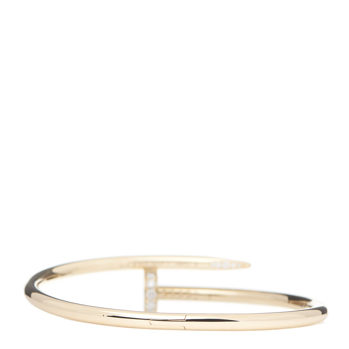 18K Yellow Gold Diamond Juste Un Clou Bracelet 17