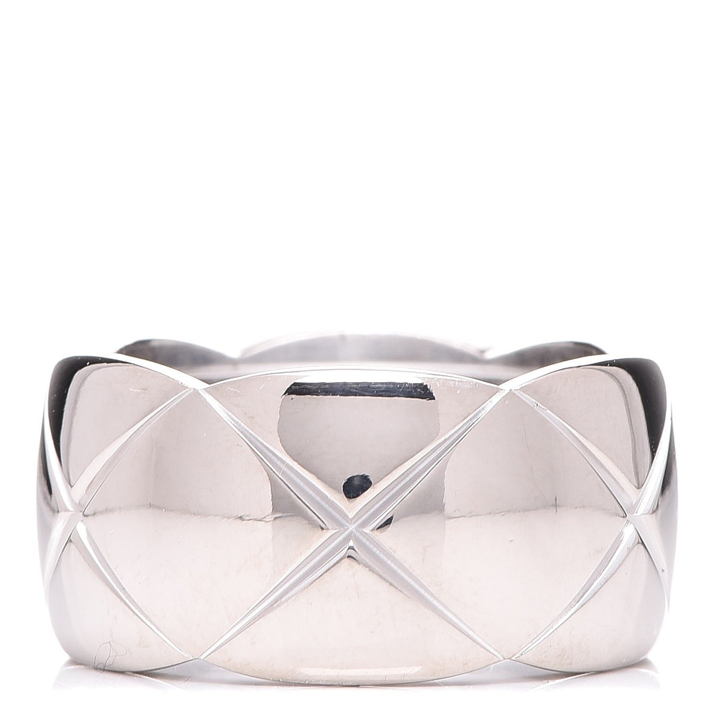 18K White Gold Medium Coco Crush Ring 56 7.5