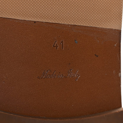 Louis Vuitton Damier Azur Vachetta Lock Flat Mule 41 8 of 8