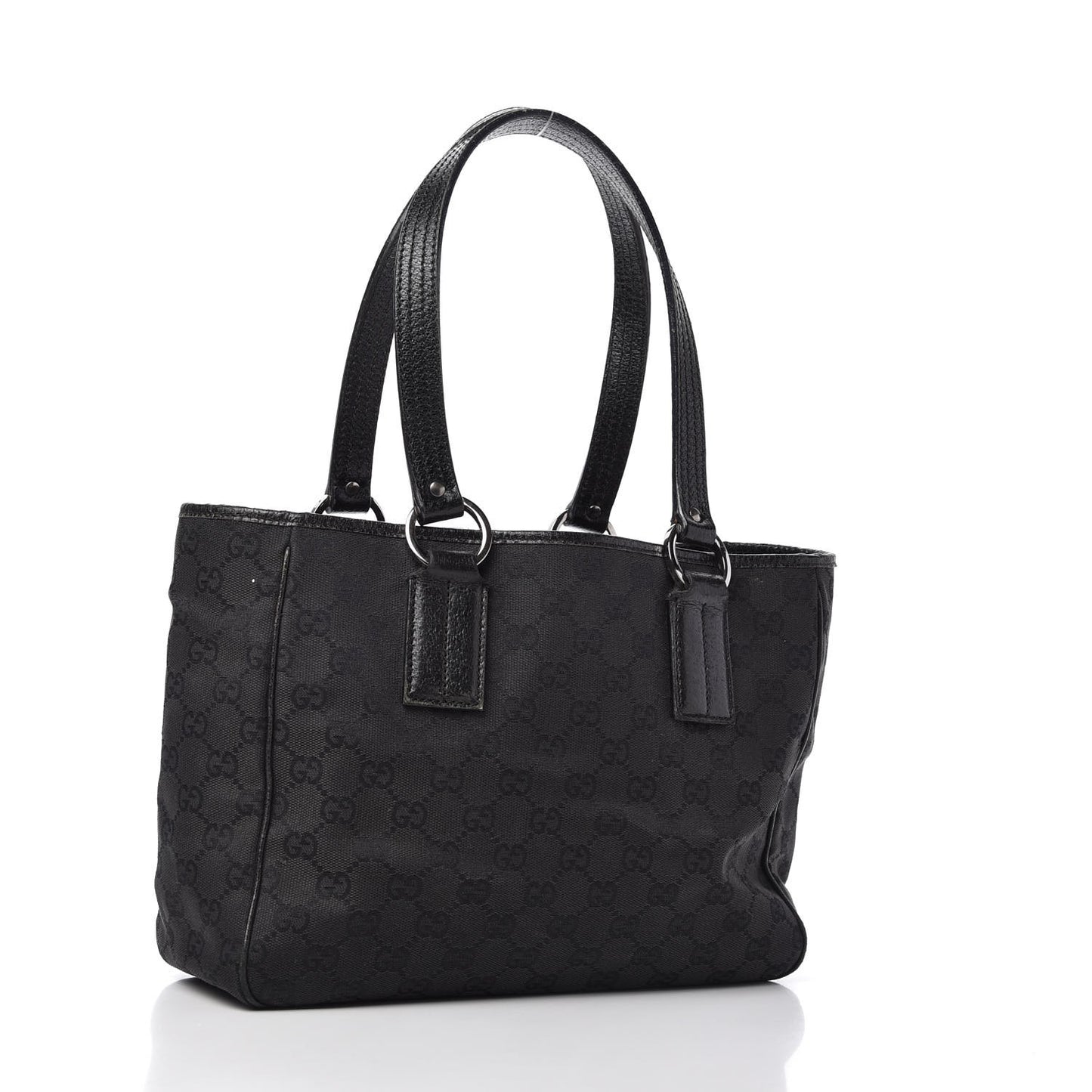 Monogram Medium Tote Black