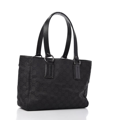 Gucci Monogram Medium Tote Black 3 of 15