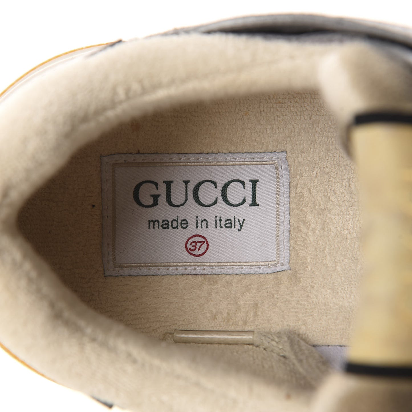 Metallic Calfskin Suede Womens Ultrapace Sneakers 37 Silver Oatmeal