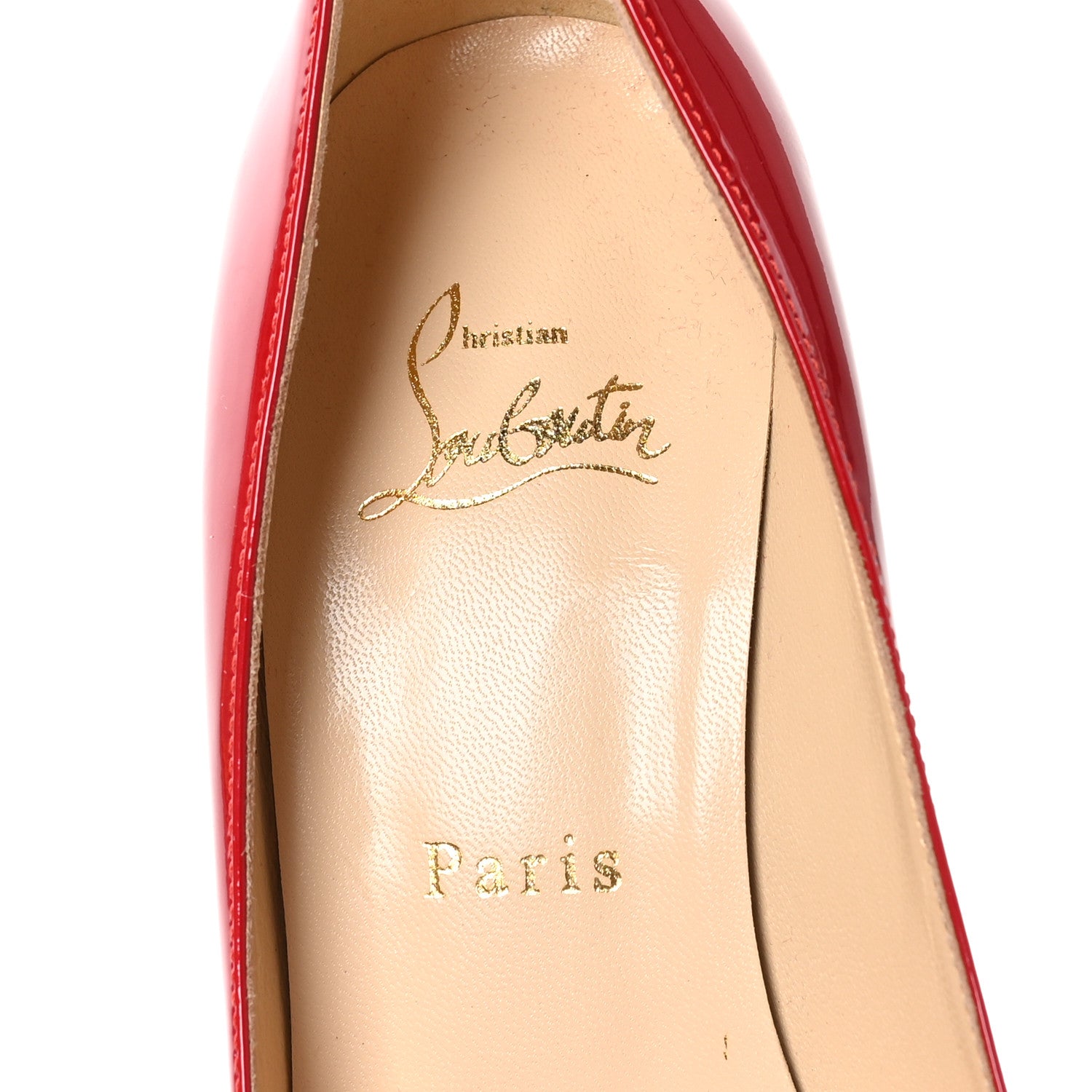Christian Louboutin Patent Declic 90 Pumps 37 Loubi 7 of 8