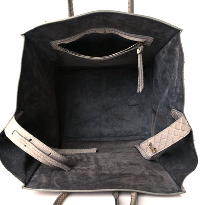 Celine Python Medium Phantom Luggage Grey 4 of 10