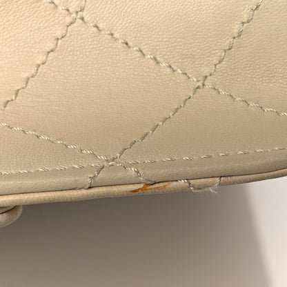 Chanel Lambskin Quilted Small Single Flap White 13 of 16