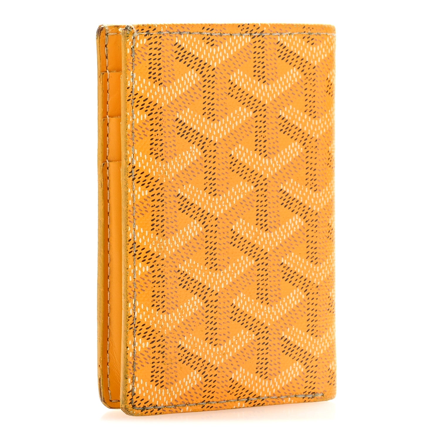 Goyard Goyardine Saint Pierre Card Holder Yellow 1735060 FASHIONPHILE Goyard Goyardine Saint Pierre Card Holder Yellow 1735060 FASHIONPHILE