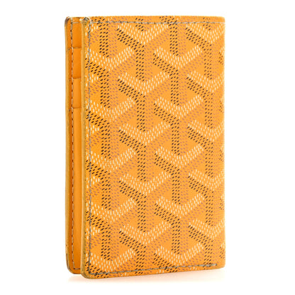 Goyard Goyardine Saint Pierre Card Holder Yellow 3 of 11