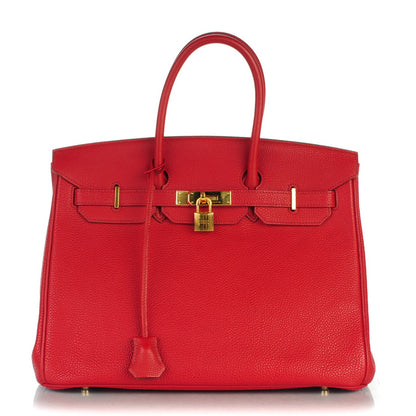 Hermes Togo Birkin 35 Rouge Garance 1 of 26