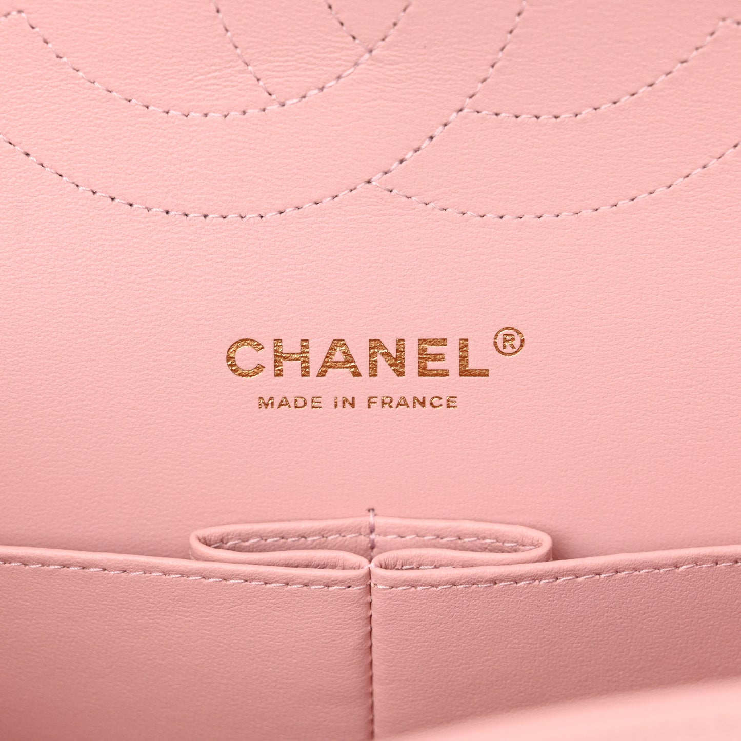 Caviar Quilted Jumbo Double Flap Light Pink