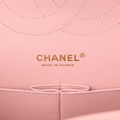 Chanel Caviar Quilted Jumbo Double Flap Light Pink 6 of 10