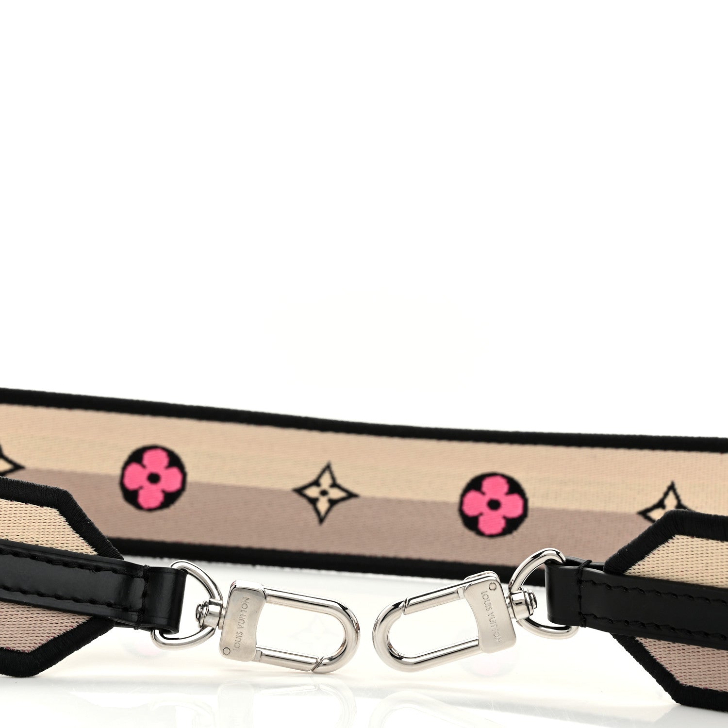 Louis Vuitton Jacquard Diane Shoulder Strap Black 4 of 4