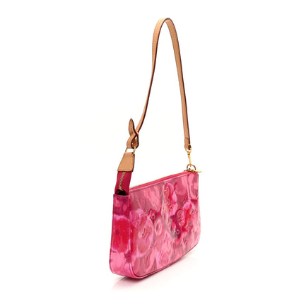 Louis Vuitton Vernis Ikat Pochette Accessories NM Rose Indien 3 of 9