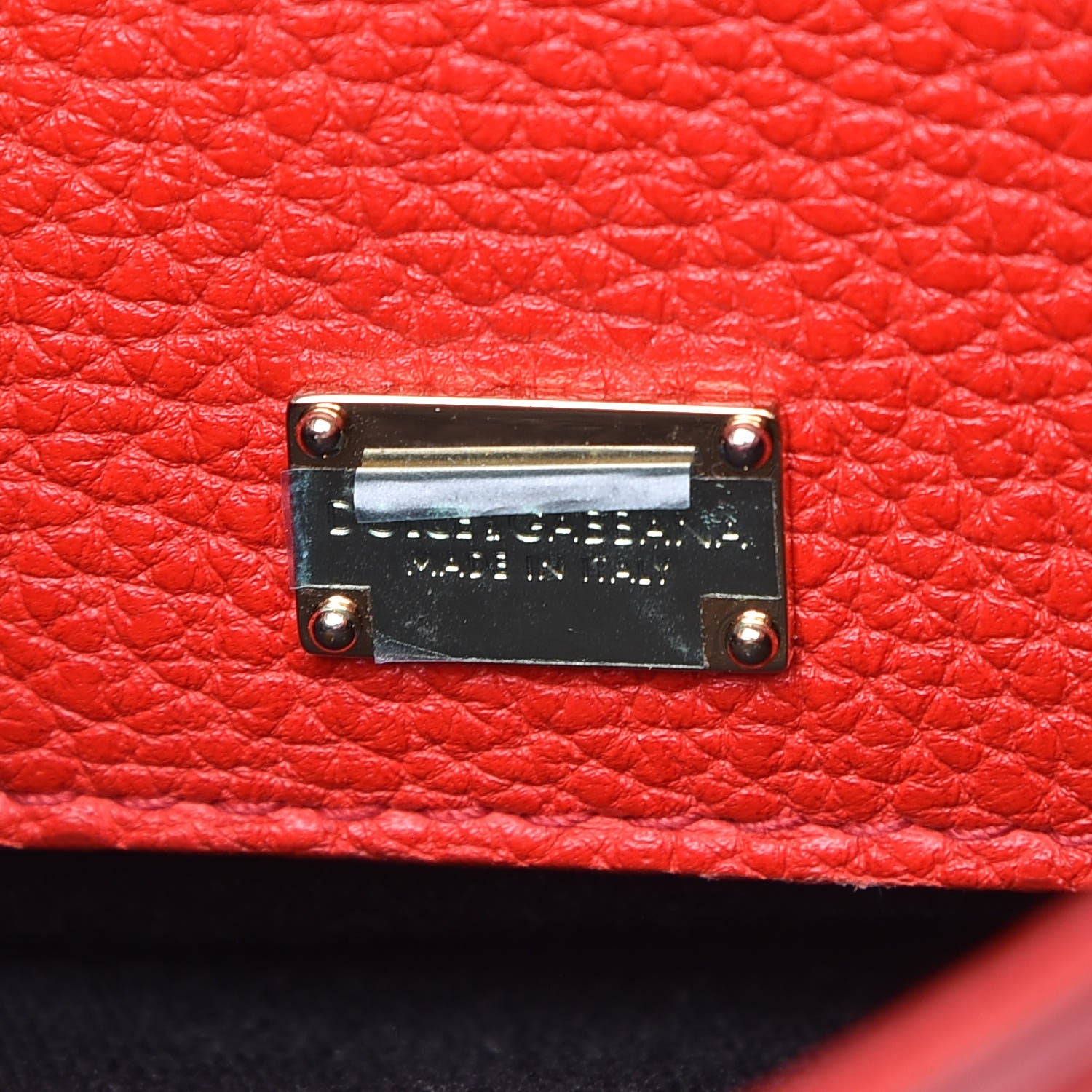 Dolce & Gabbana Calfskin Embellished Medium Miss Sicily Satchel Red 7 of 7
