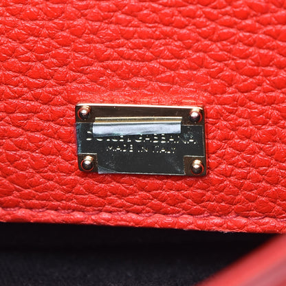 Dolce & Gabbana Calfskin Embellished Medium Miss Sicily Satchel Red 7 of 7