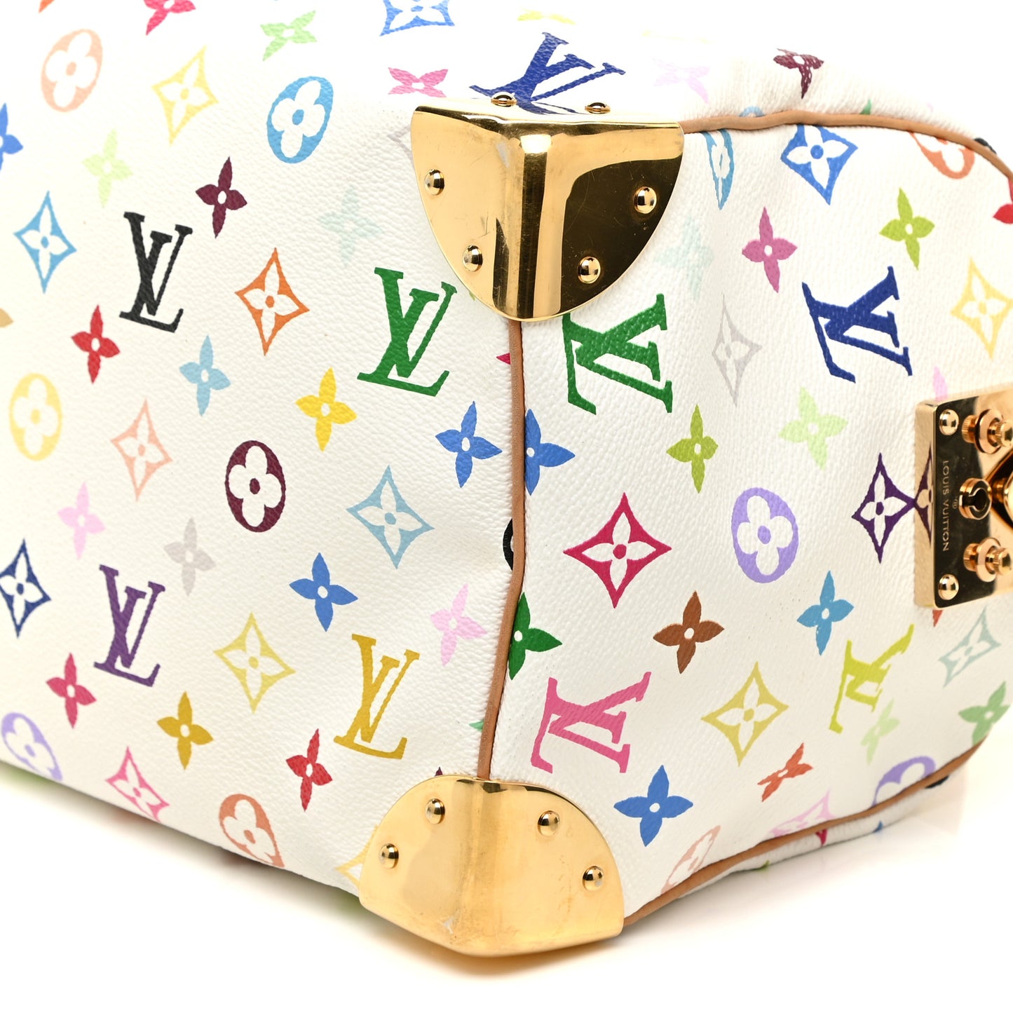 Monogram Multicolor Speedy 30 White