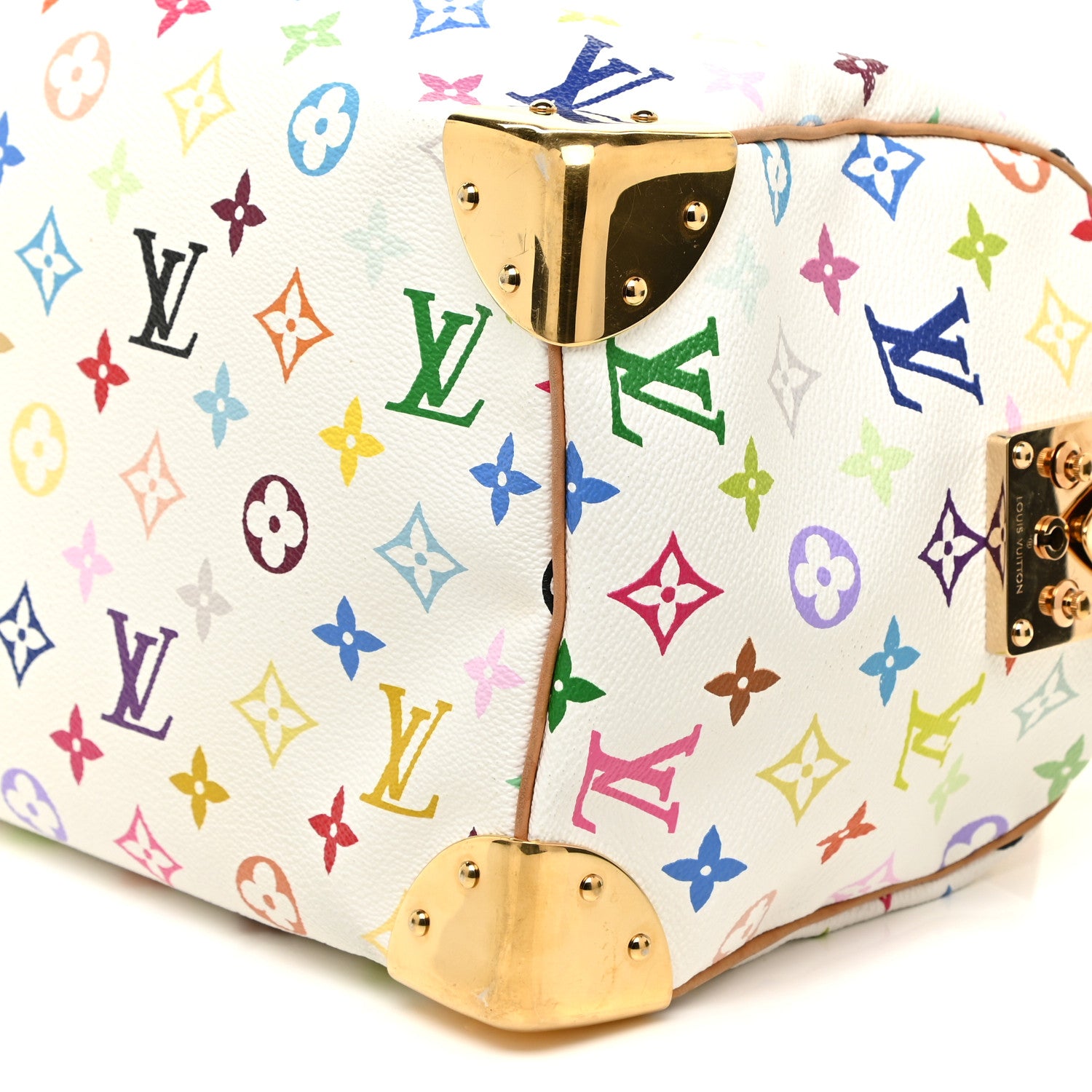 Louis Vuitton Monogram Multicolor Speedy 30 White 9 of 21