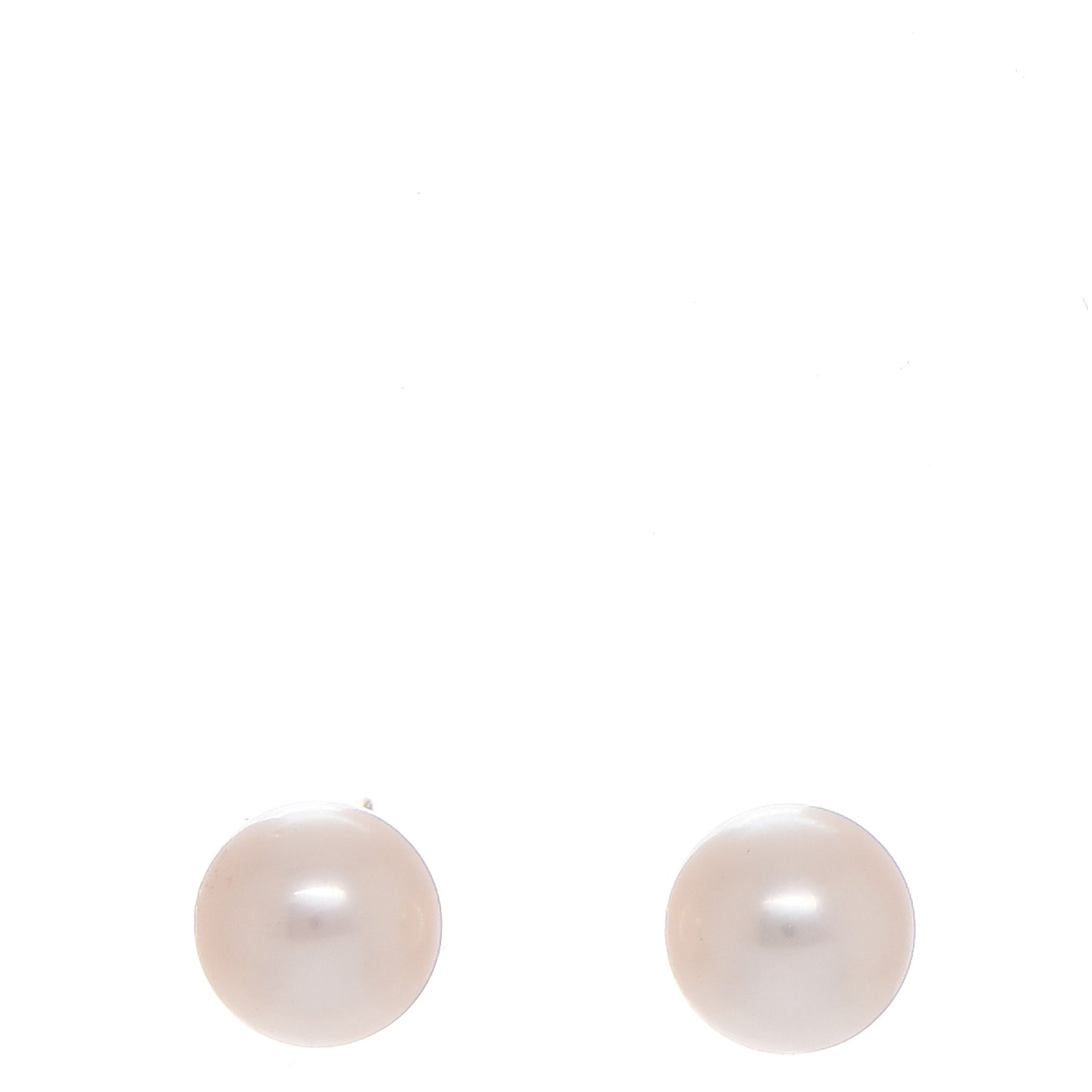 18K Yellow Gold Akoya Pearl 7-7.5mm Stud Earrings