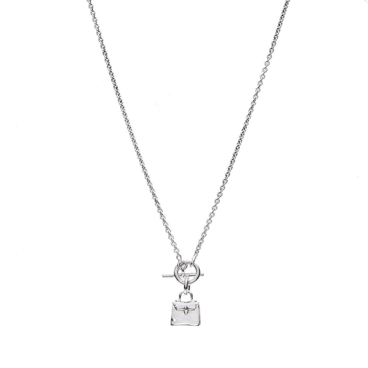 Sterling Silver Kelly Charm Pendant Necklace