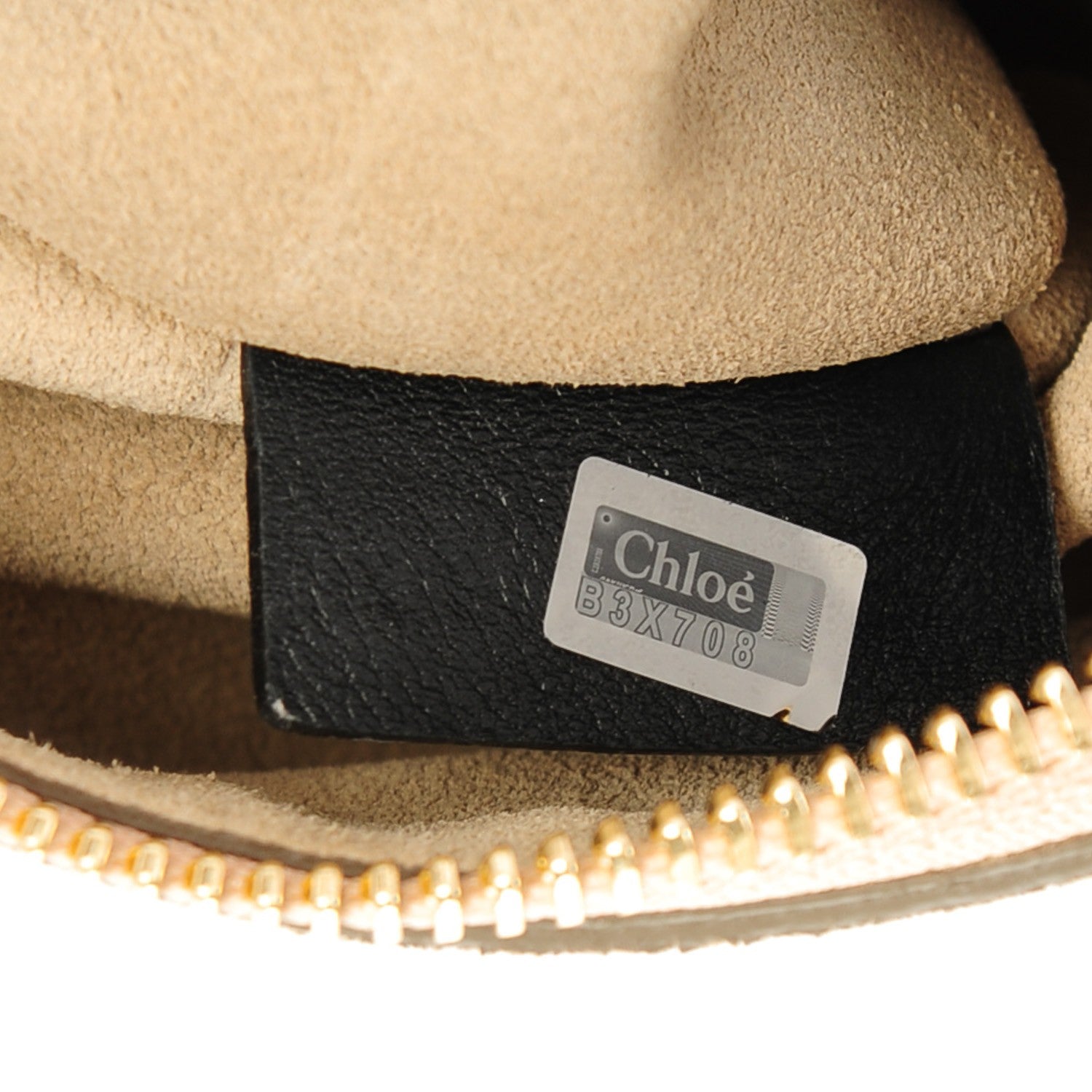 Chloe Suede Calfskin Medium Faye Shoulder Bag Black 8 of 8