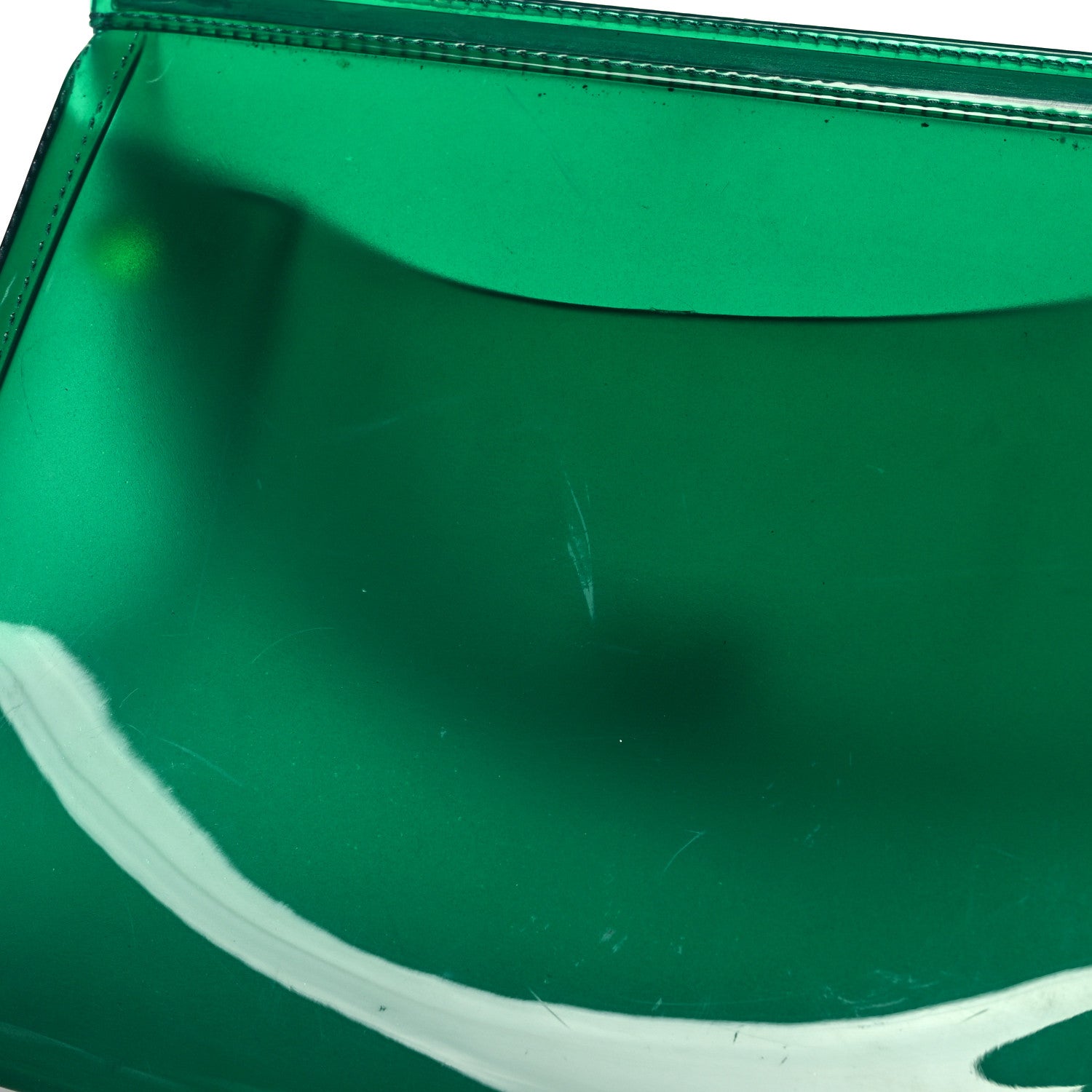 Dolce & Gabbana Rubber Semi Transparent Miss Sicily Satchel Verde 10 of 14