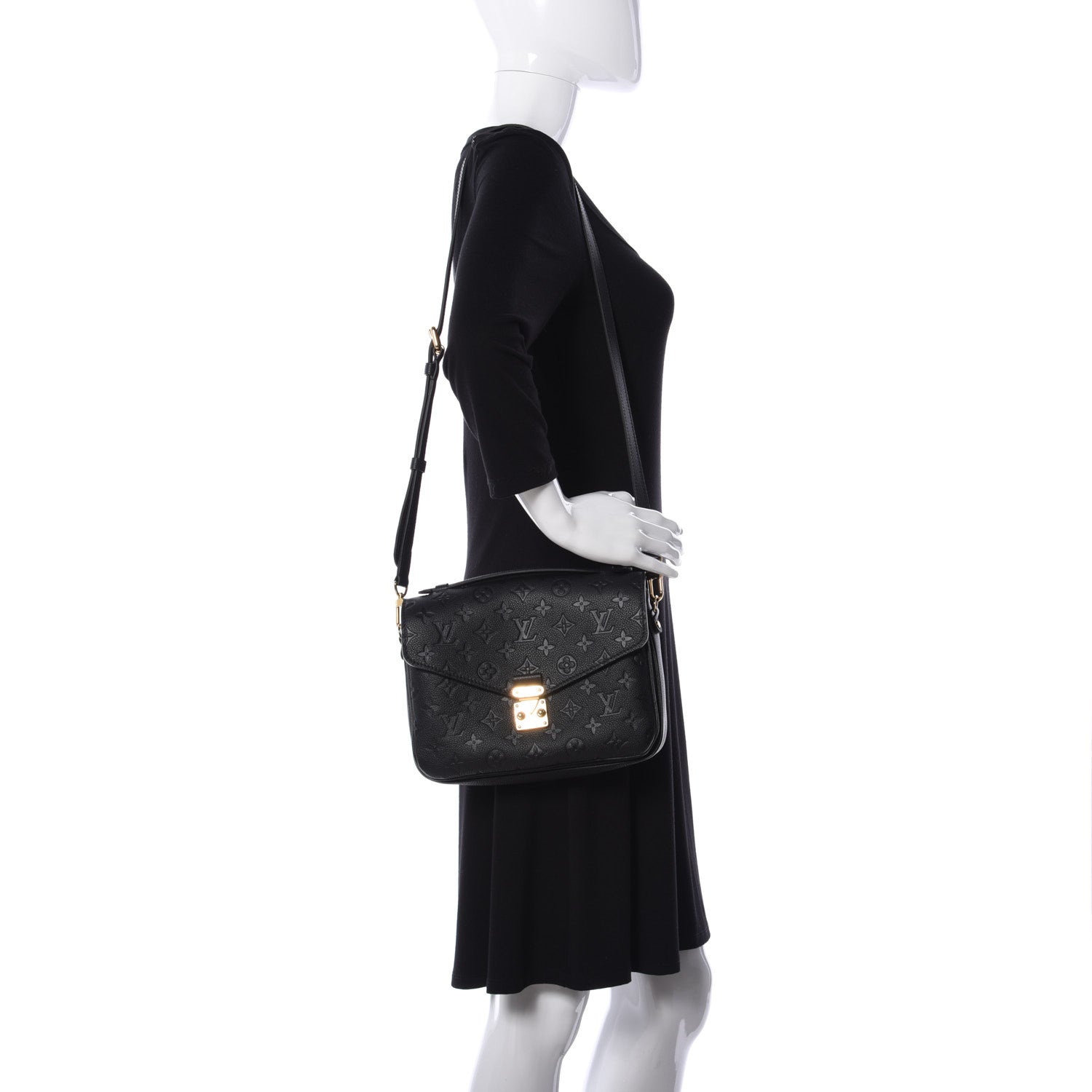Louis Vuitton Empreinte Pochette Metis Black 2 of 9