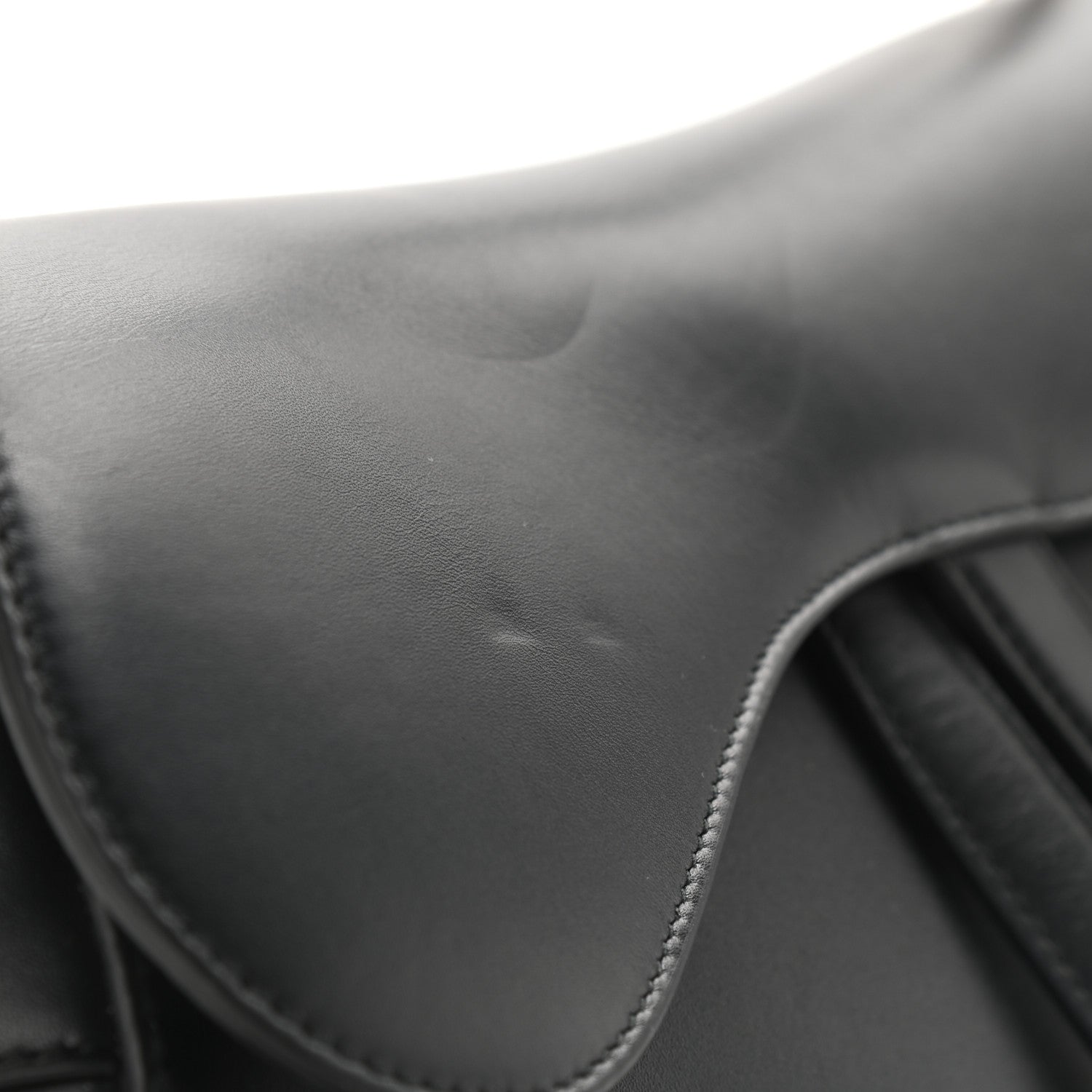 Christian Dior Calfskin Saddle Bag Black 9 of 9