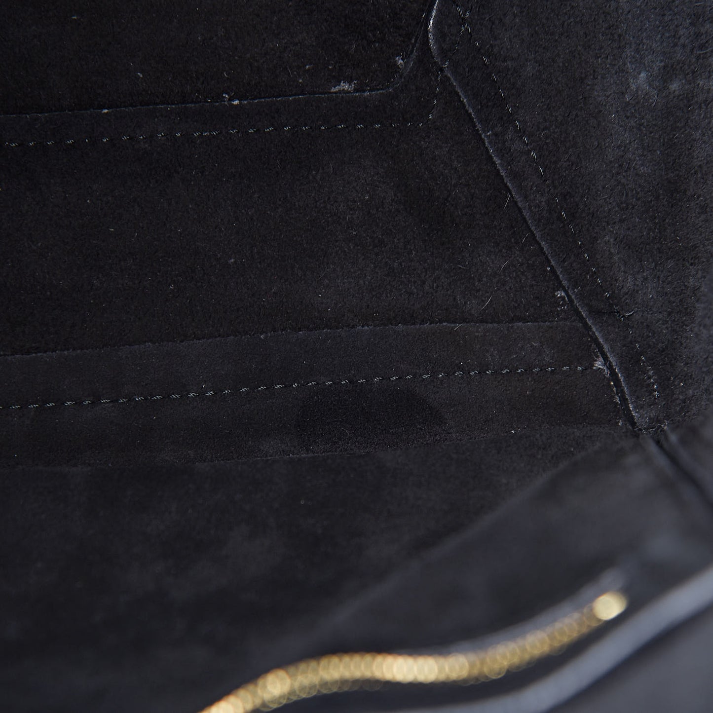 Goatskin Sangle Bucket Bag Black