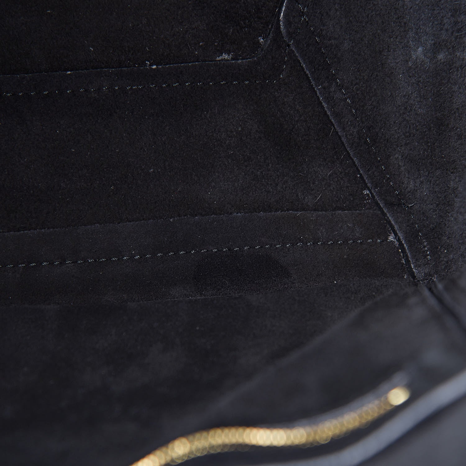 Celine Goatskin Sangle Bucket Bag Black 7 of 10