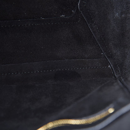Celine Goatskin Sangle Bucket Bag Black 7 of 10