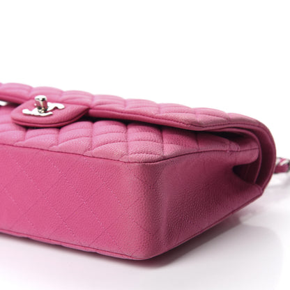 Chanel Iridescent Caviar Quilted Medium Double Flap Pink 7 of 11