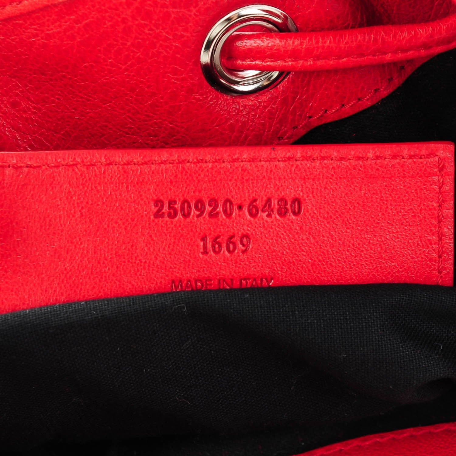 Balenciaga Agneau Giant 12 Silver Hardware Mini Pompon Coquelicot 7 of 7