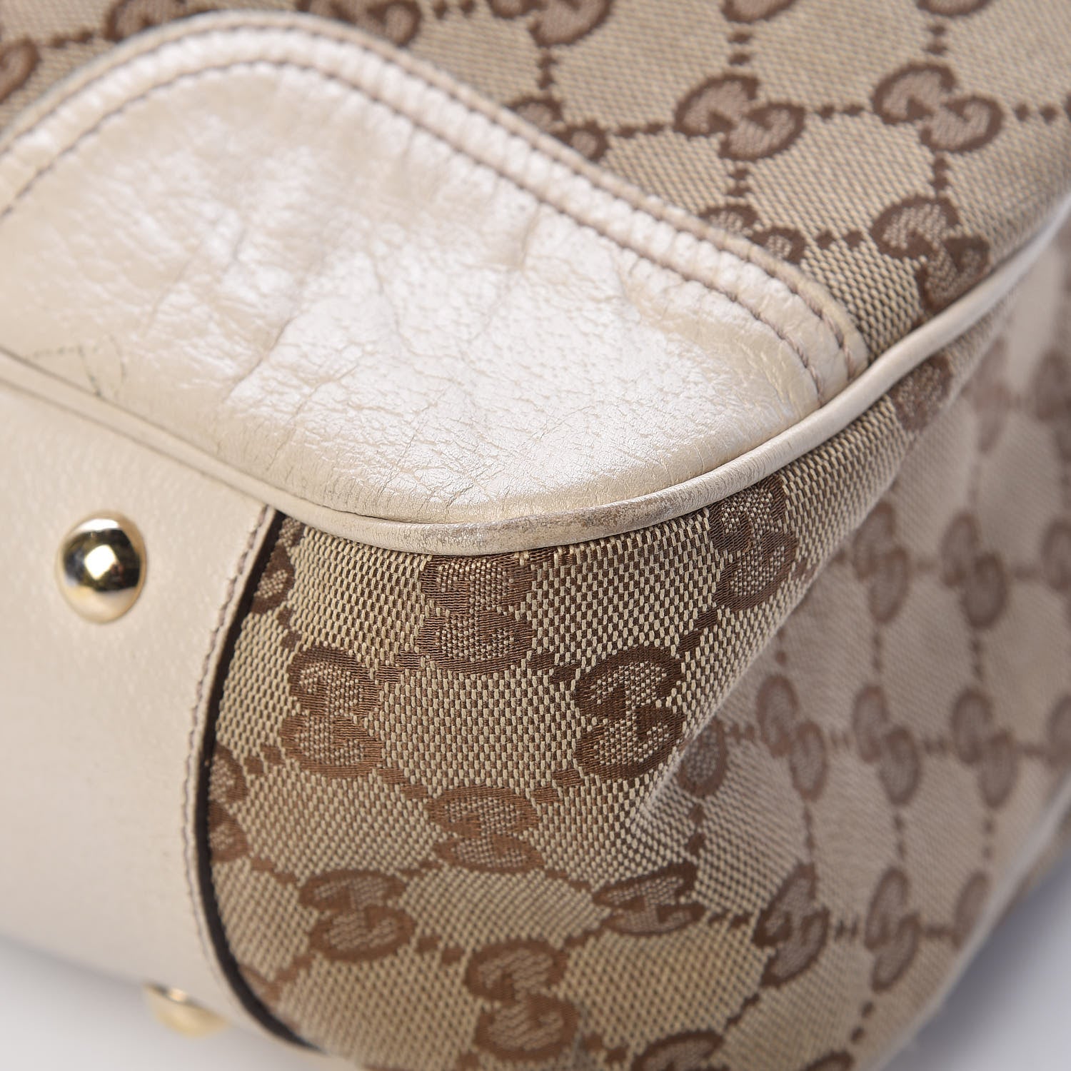 Gucci Monogram Medium Princy Tote Off White 10 of 21