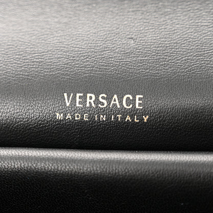 Versace Nappa Quilted Virtus Top Handle Shoulder Bag Black 6 of 10