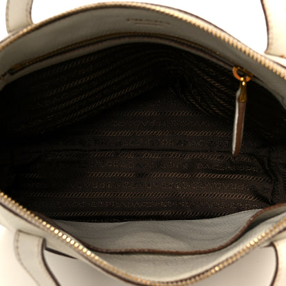 Prada Vitello Daino Small Shopping Tote Talco 5 of 10
