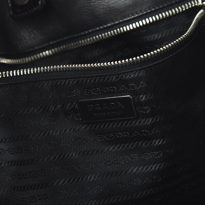 Prada Vernice Gaufre Tote Black 9 of 10
