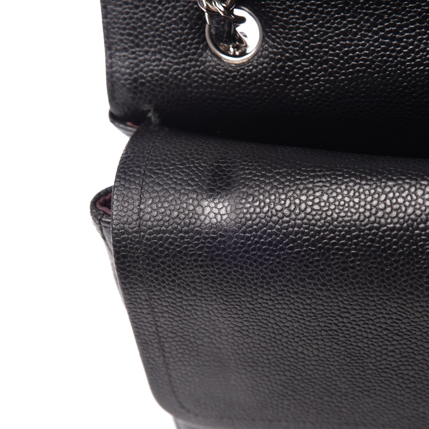Chanel Caviar Quilted Maxi Double Flap Black 13 of 14