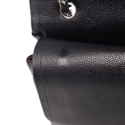Chanel Caviar Quilted Maxi Double Flap Black 13 of 14