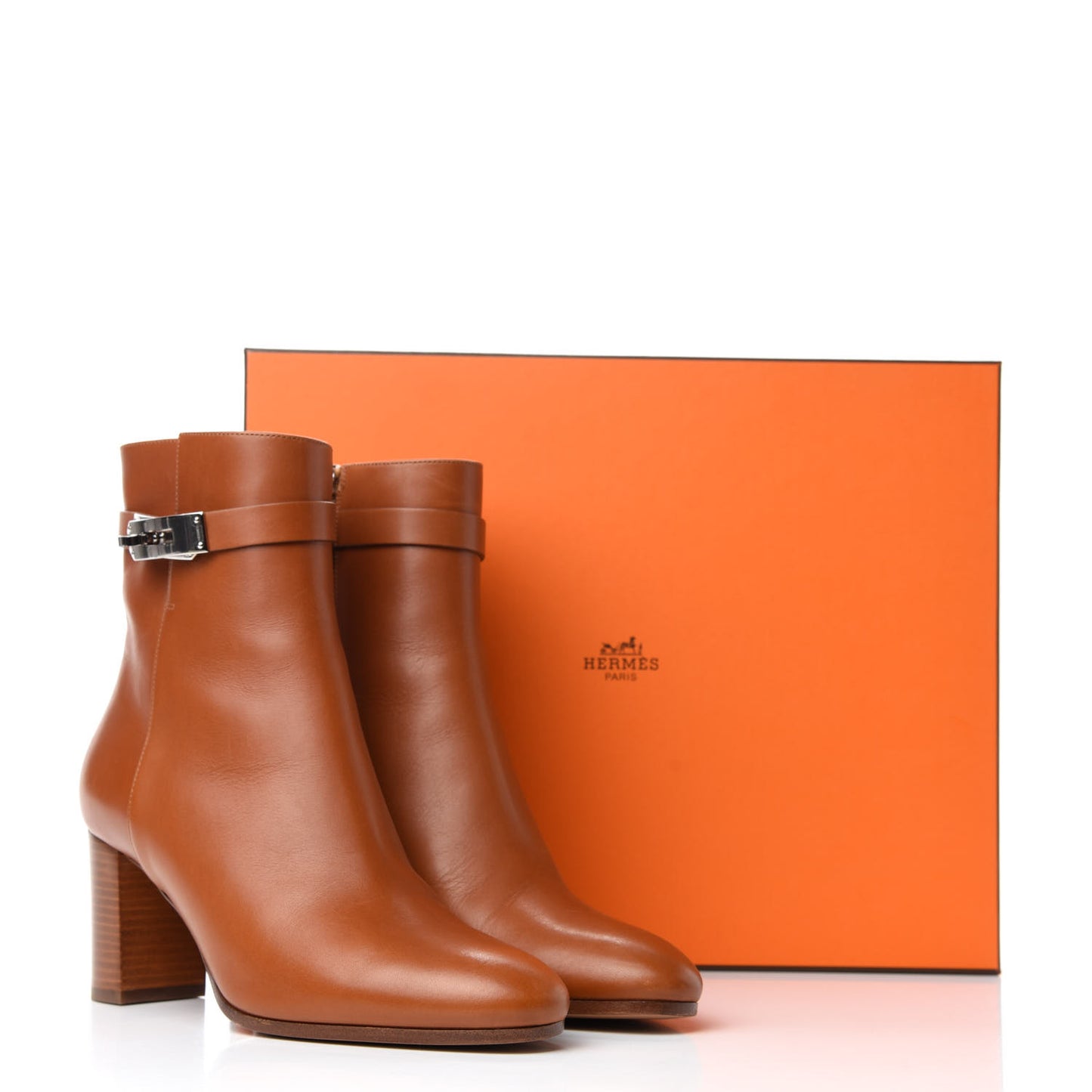 Calfskin Saint Germain Ankle Boots 39 Gold