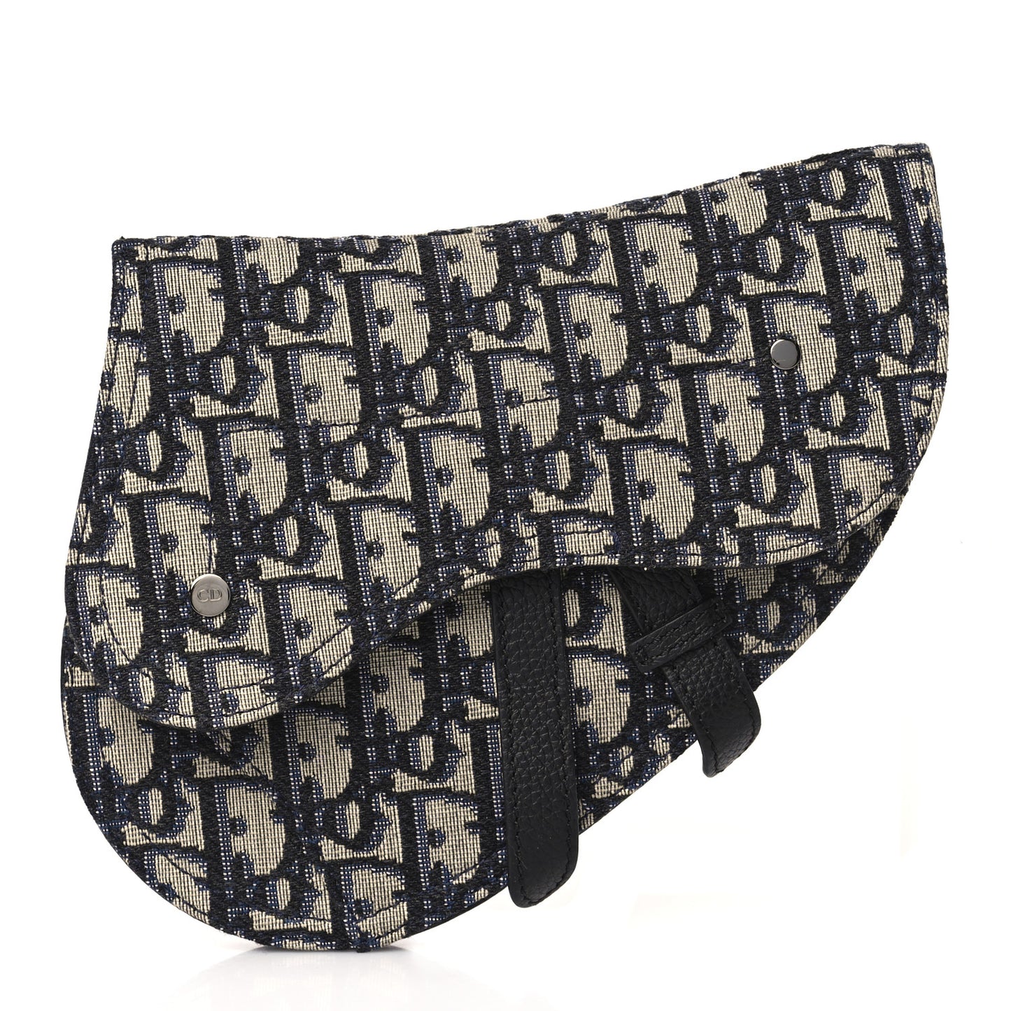 HOMME Oblique Saddle Belt Bag Blue