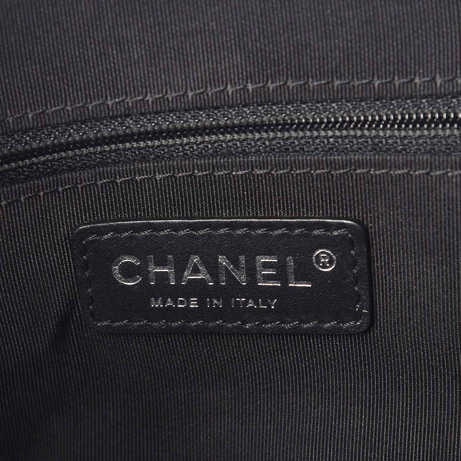 Chanel Grained Calfskin Quilted Medium Casual Rock Flap Black 8 of 10