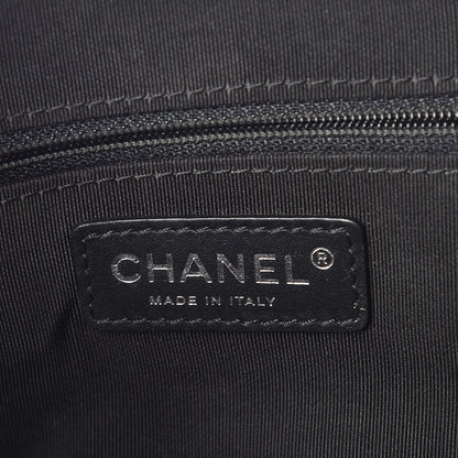 Chanel Grained Calfskin Quilted Medium Casual Rock Flap Black 8 of 10