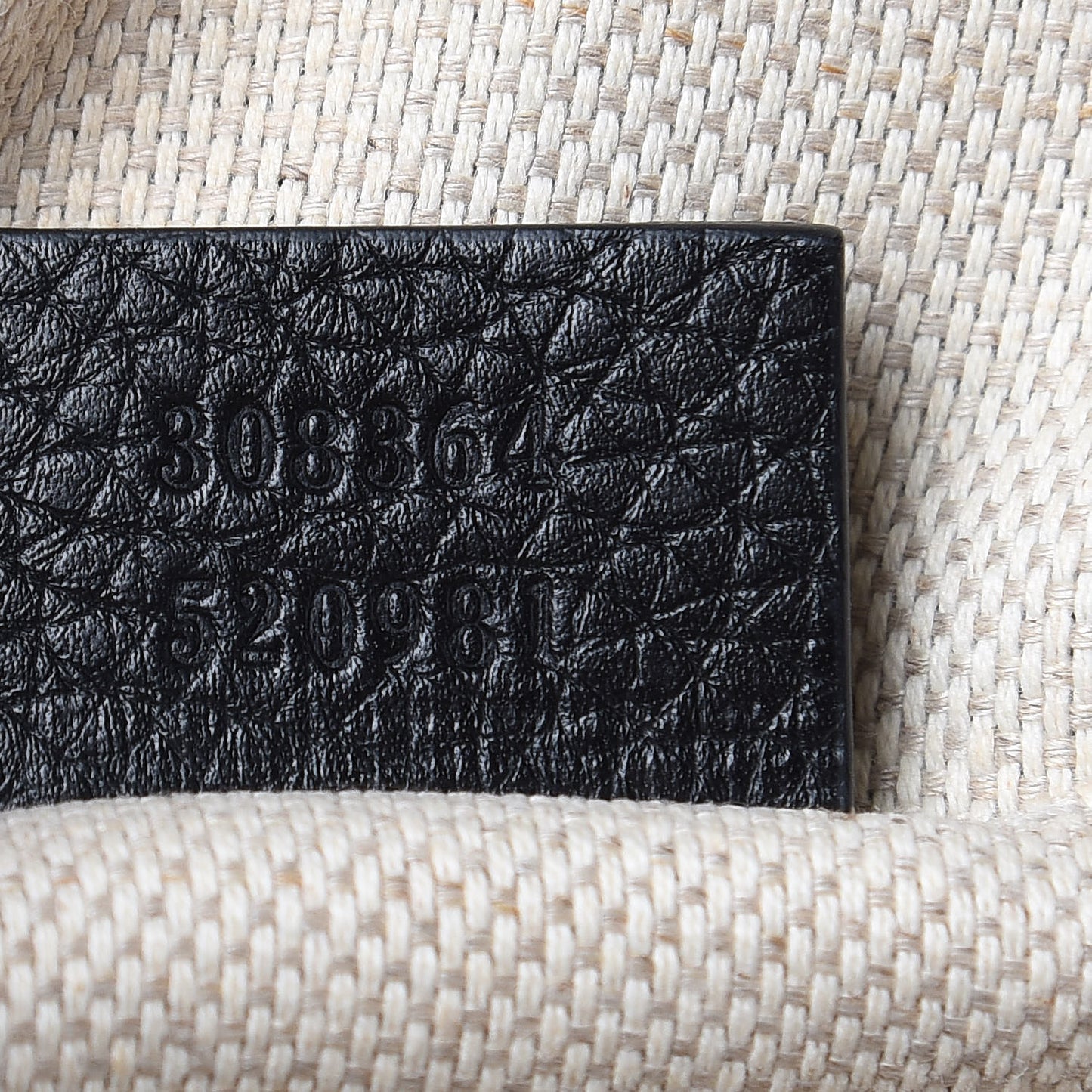 Pebbled Calfskin Small Soho Disco Bag Black